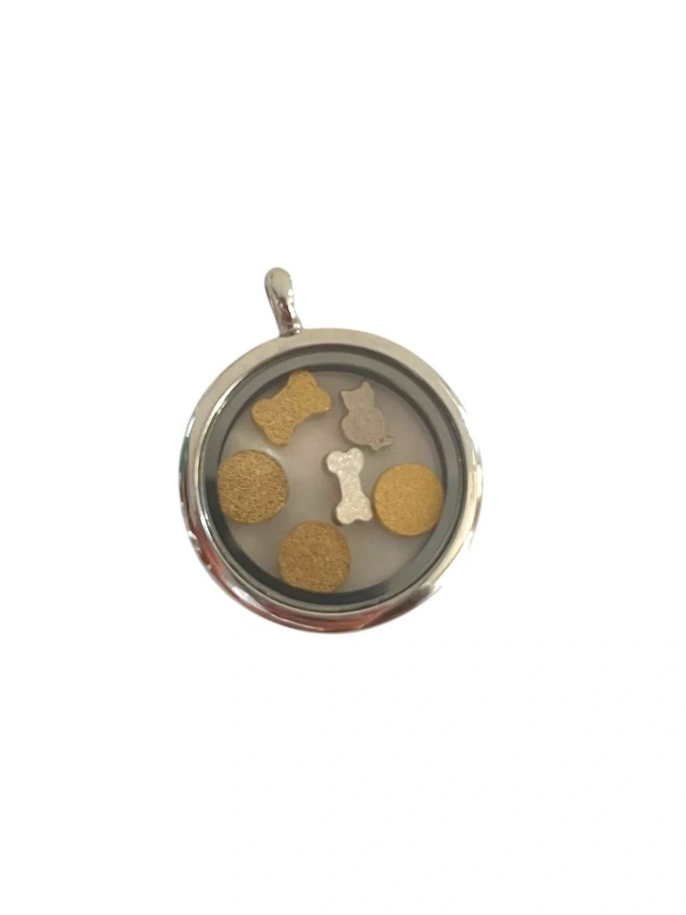 Floating Charm Locket Dog Cat - Picture 3 of 3
